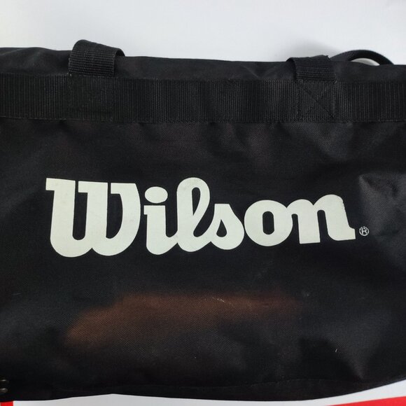 Wilson duffel bag black L 23" / W 11" / H 11" hand & shoulder straps - Picture 5 of 13